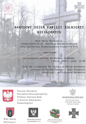 zdjęcie do
														 artykułu: Uroczyste obchody Narodowego Dnia Pamięci Żołnierzy Niezłomnych w Starym Grodkowie 