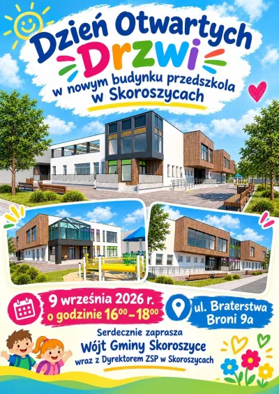zdjęcie do artykułu: Dzień Otwartych Drzwi w nowym budynku przedszkola w Skoroszycach