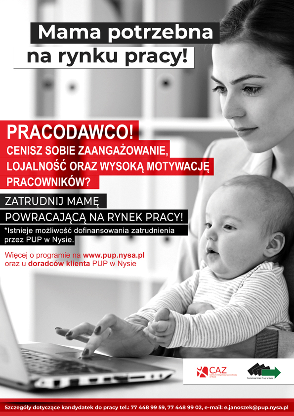 Zatrudnij mamę powracającą na rynek pracy!