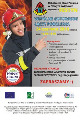 zdjęcie do
														 artykułu: W imieniu Organizatorów serdecznie zapraszamy na festyn Wspólne gotowanie łączy pokolenia 