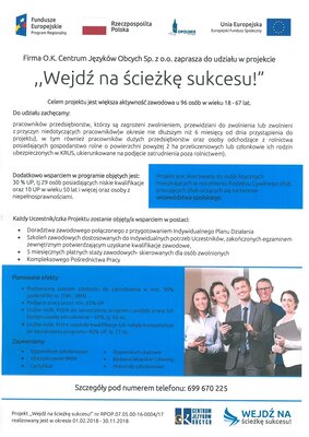 zdjęcie do
														 artykułu: Projekt Wejdź na ścieżkę sukcesu! 