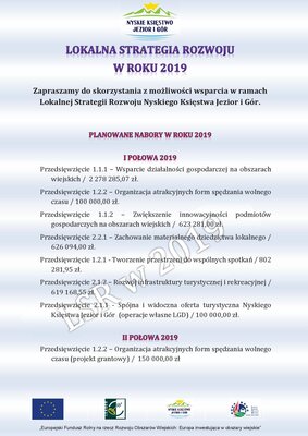 zdjęcie do
														 artykułu: Plan komunikacji 2019- kampania informacyjna LSR w 2019