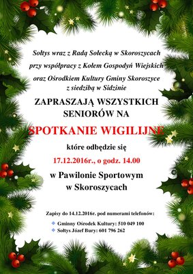 zdjęcie do
														 artykułu: SPOTKANIE WIGILIJNE