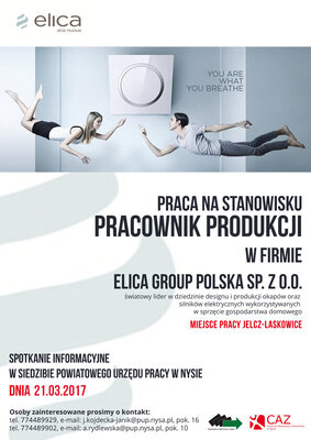 zdjęcie do
														 artykułu: REKRUTACJA do firmy Elica Group i Amazon