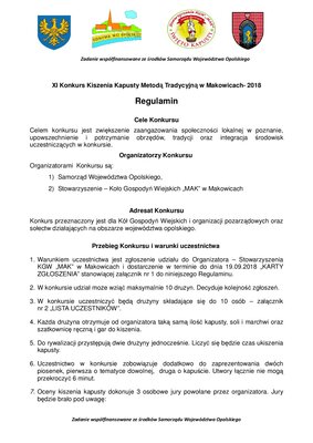 zdjęcie do
														 artykułu: XI Konkurs Kiszenia Kapusty Metodą Tradycyjną w Makowicach- 2018