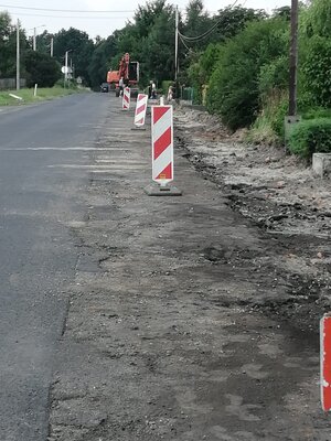 zdjęcie do
														 artykułu: Budowa chodnika w Chróścinie