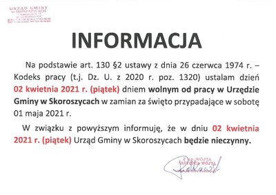 zdjęcie do
														 artykułu: Informacja