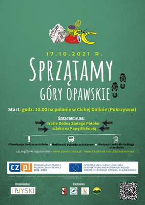 zdjęcie do
														 artykułu: Sprzątanie Gór Opawskich