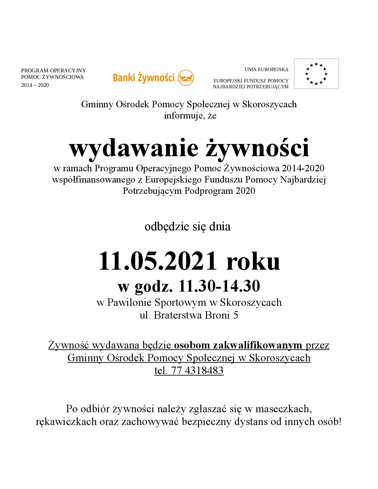 Wydawanie żywności