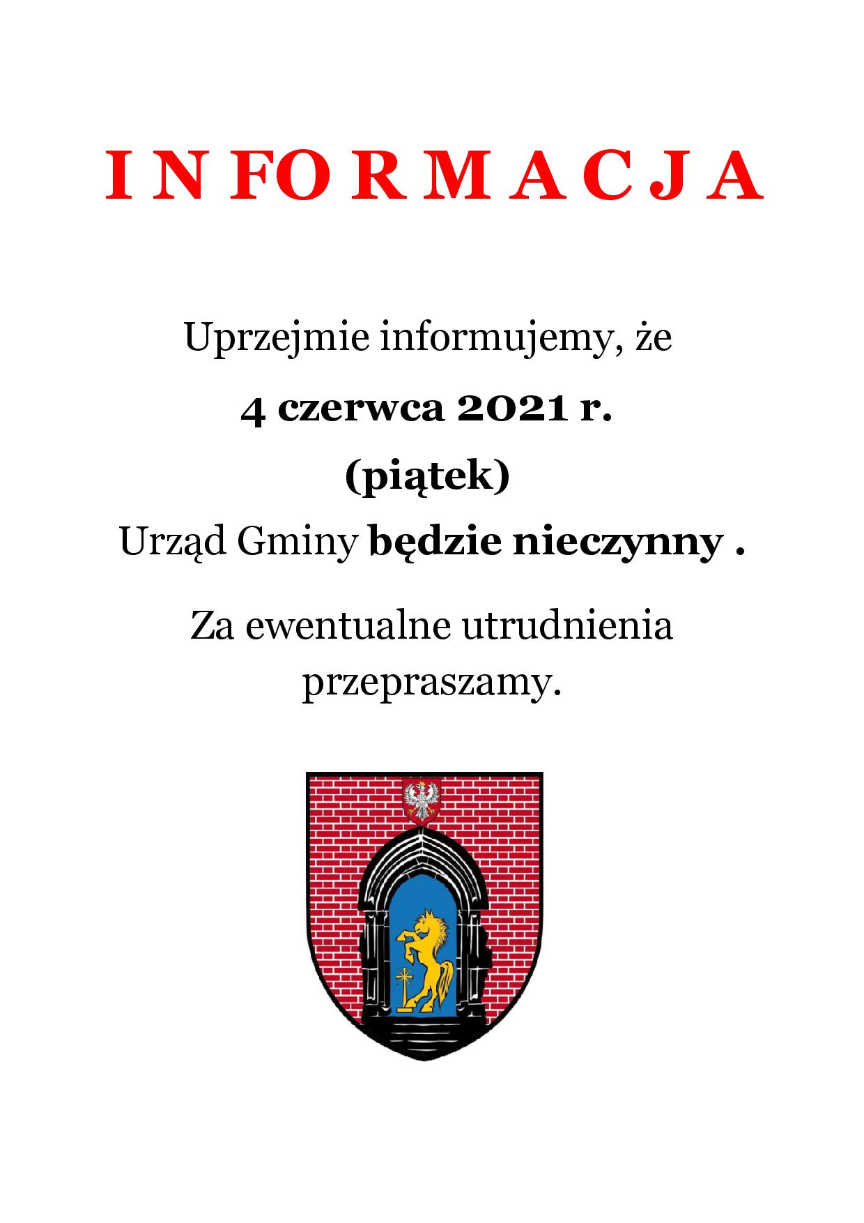 UWAGA!!! Urząd zamknięty 