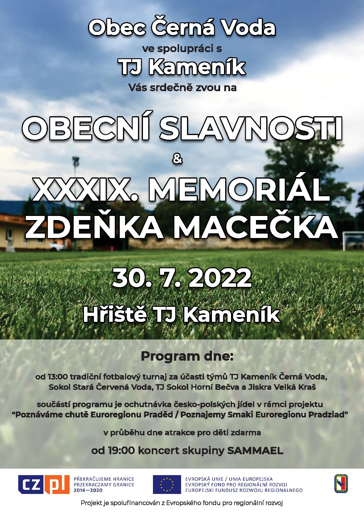 XXXIX Memoriál ZDEŇKA MACEČKA 