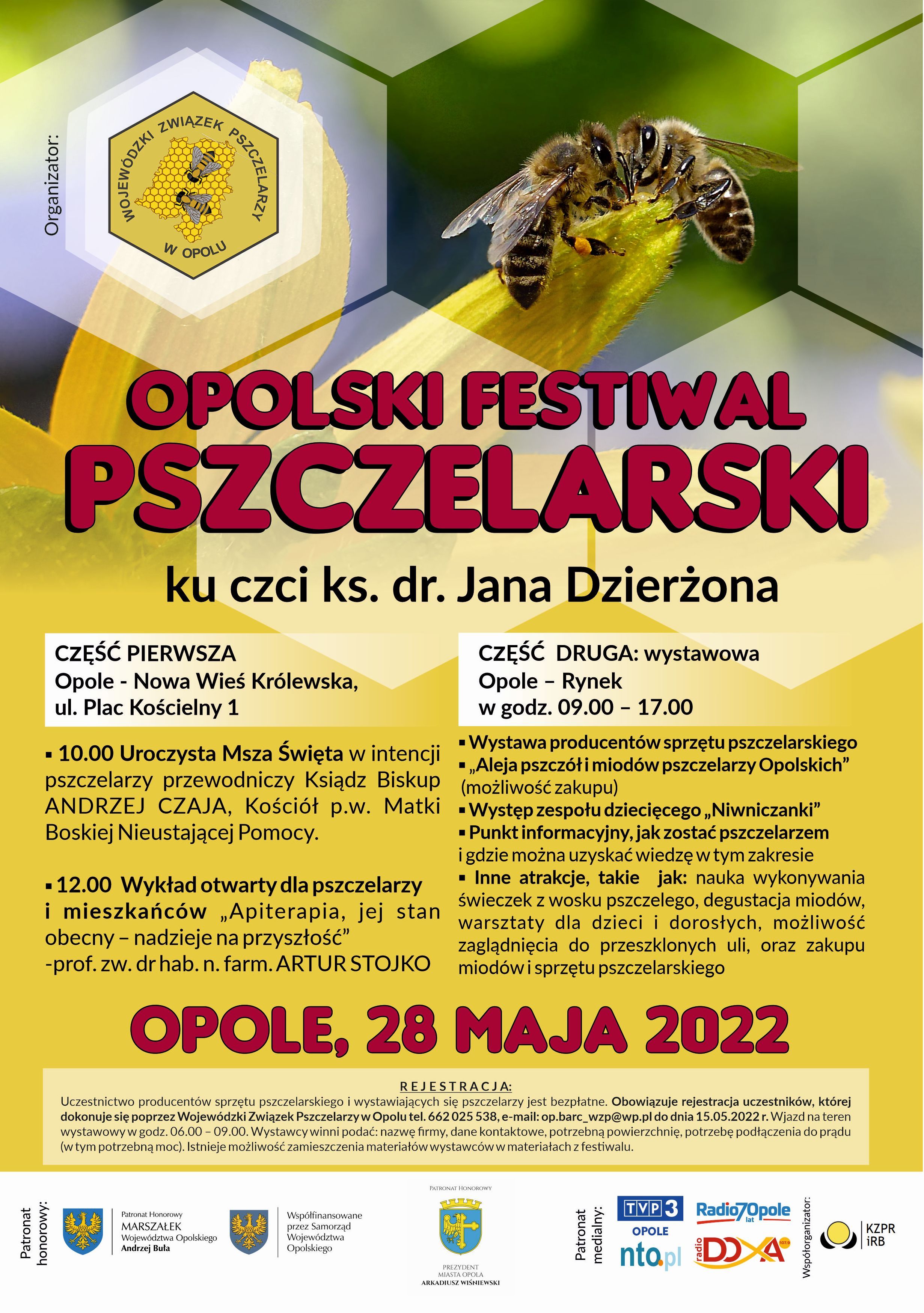 OPOLSKI FESTIWAL PSZCZELARSKI ku czci ks. dr Jana Dzierżona