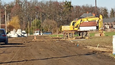 zdjęcie do
														 artykułu: Trawa budowa dróg w Chróścinie