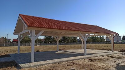 zdjęcie do
														 artykułu: Zakończyła się budowa kolejnej wiaty w Skoroszycach