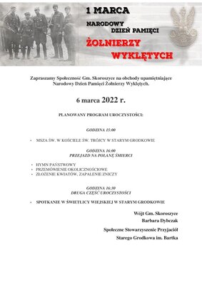 zdjęcie do
														 artykułu: NARODOWY DZIEŃ PAMIĘCI ŻOŁNIERZY WYKLĘTYCH