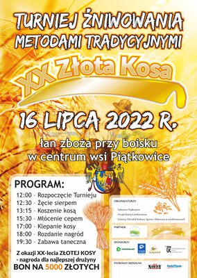 zdjęcie do
														 artykułu: XX ZŁOTA  KOSA”   PIĄTKOWICE  2022