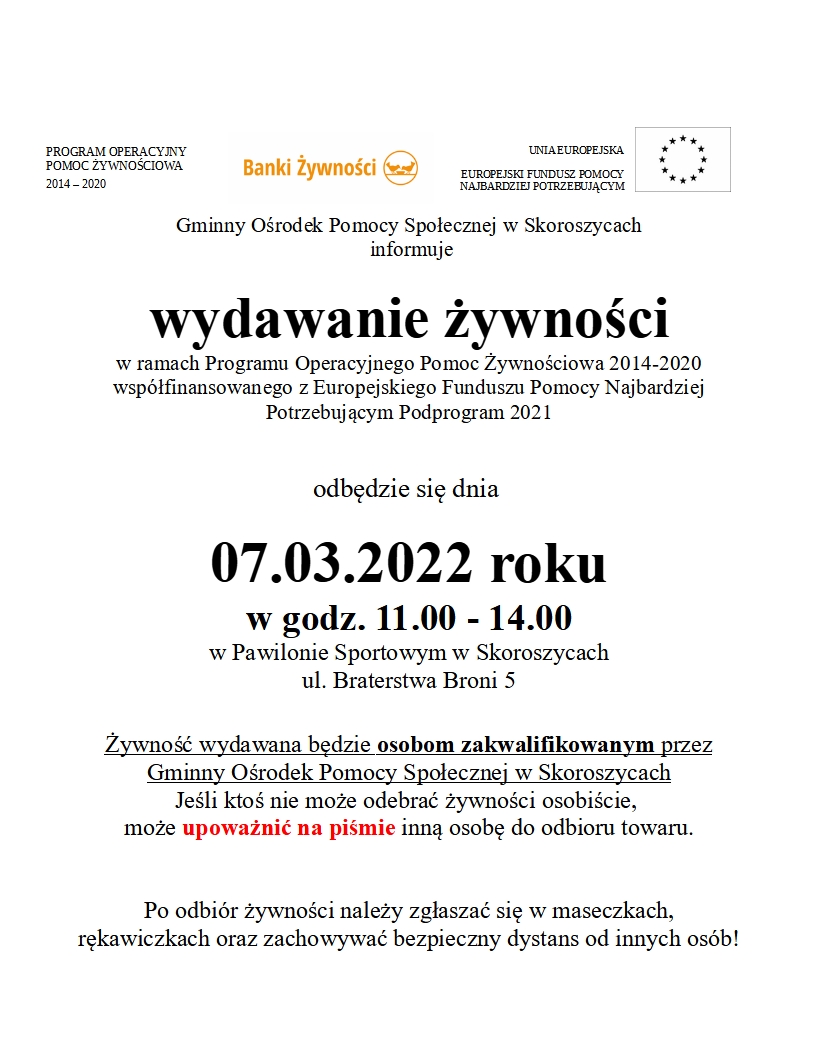 Wydawanie żywności 