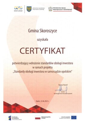 certyfikat
