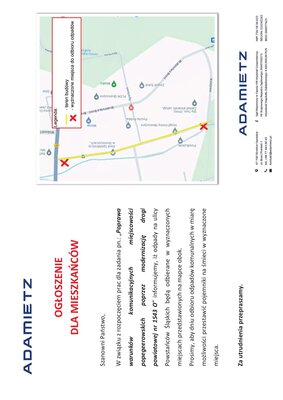 zdjęcie do
														 artykułu: Modernizacja drogi