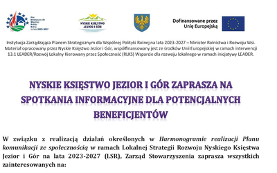 zdjęcie do
														 artykułu: Spotkania informacyjne dla potencjalnych Beneficjentów
