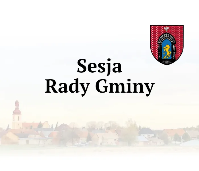 Sesja Rady Gminy 19.09.2025 o godz. 10.00