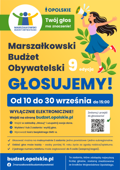 zdjęcie wprowadzające do artykułu: 9. edycji Marszałkowskiego Budżetu Obywatelskiego 