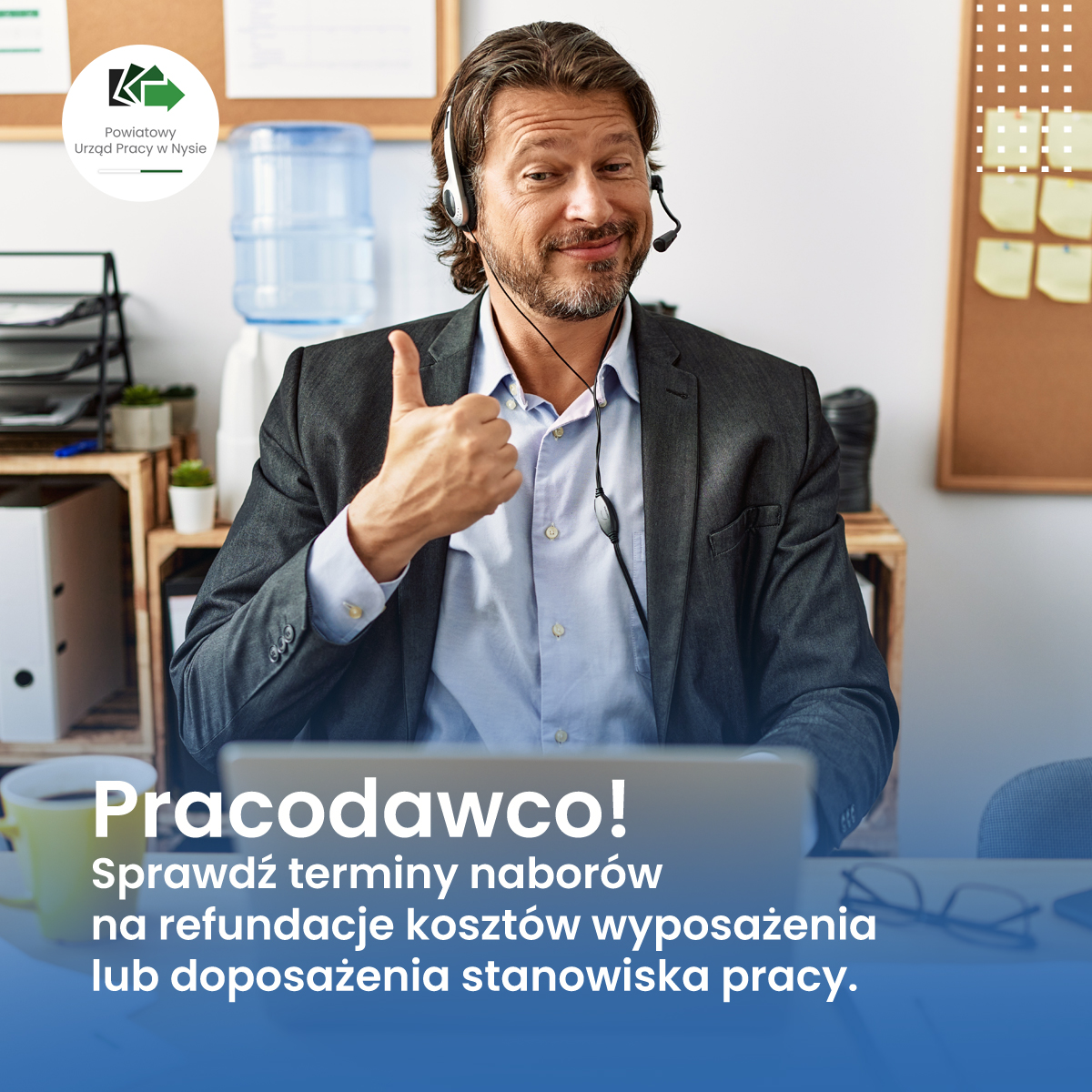 PRACODAWCO! Sprawdź terminy naborów na refundację kosztów wyposażenia lub doposażenia stanowiska pracy.   