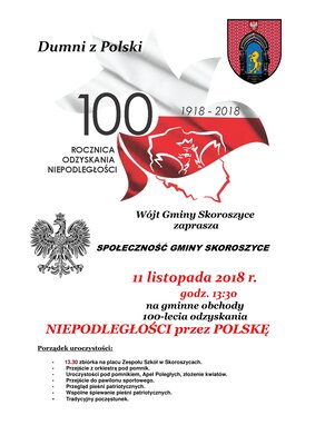 zdjęcie do
														 artykułu: Zaproszenie 100 lat niepodległości