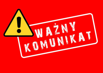 zdjęcie wprowadzające do artykułu: KOMUNIKAT DOTYCZĄCY PRYSZCZYCY